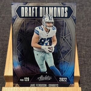 Jake Ferguson Draft Diamonds Football Card